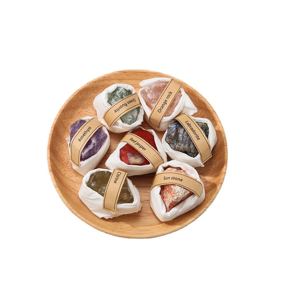 Natural Crystal Raw Stone Ore Gift Set