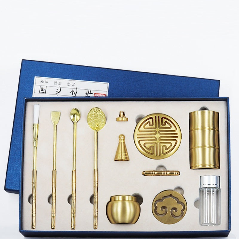 Copper Incense Set Gift Box