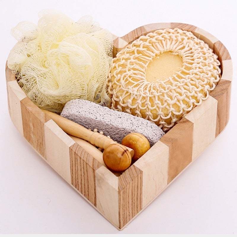 A Variety Of Toiletries Heart-shaped Gift Box Combination Set