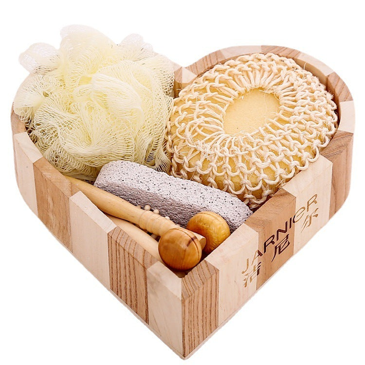 A Variety Of Toiletries Heart-shaped Gift Box Combination Set